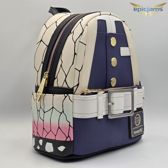 Loungefly Demon Slayer Exclusive Shinobu Kocho Cosplay Mini Backpack New - Picture 2 of 8